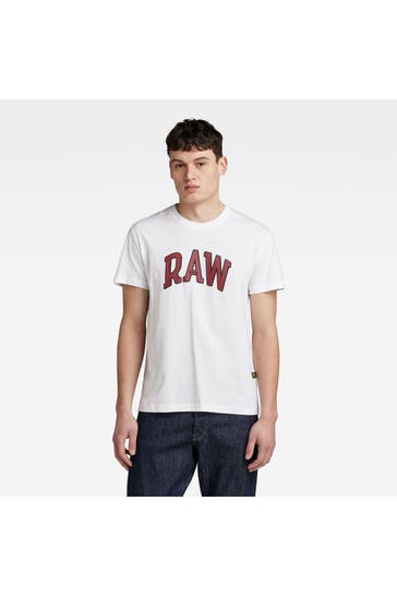 G-STAR T-Shirt weiß