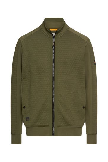 CAMEL ACTIVE Sweatjacke oliv
