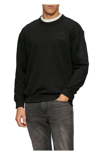 S.OLIVER Sweatshirt schwarz