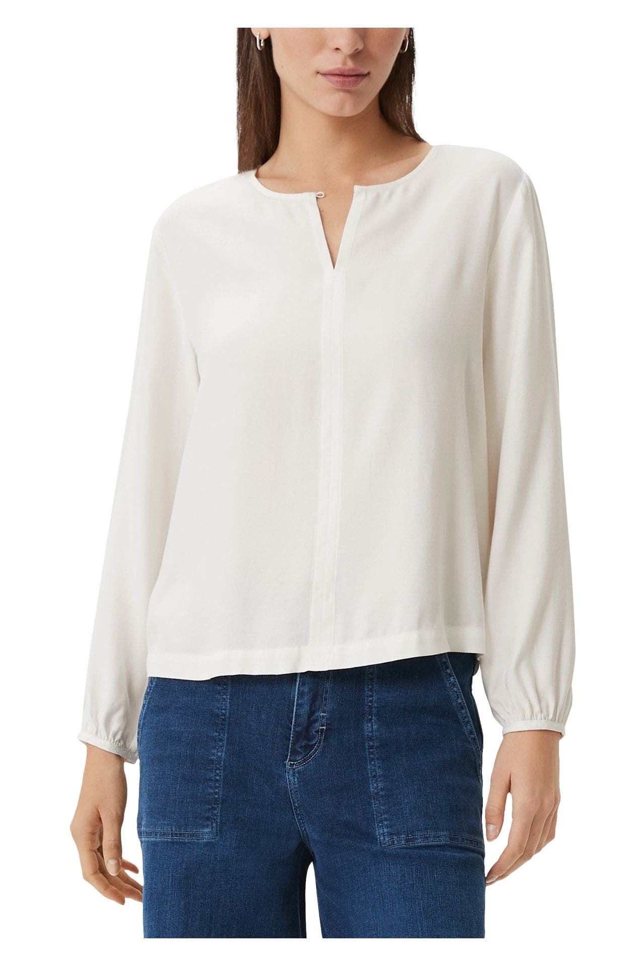 COMMA, Blusenshirt weiß, Bild 1
