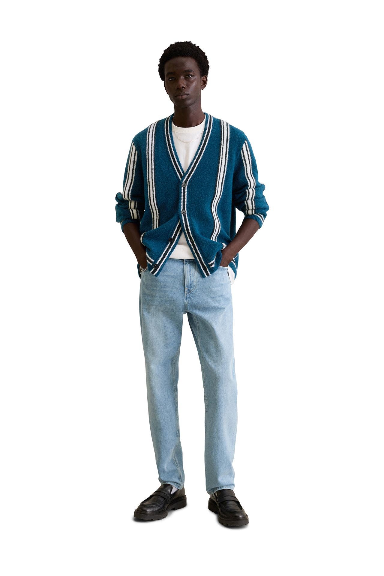 MARC O'POLO DENIM Strickjacke gestreift, Bild 1