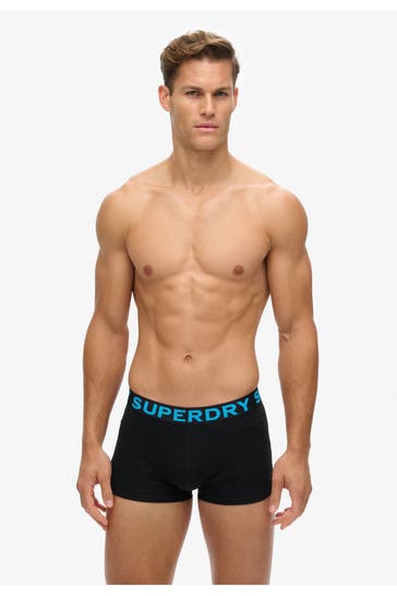 SUPERDRY 2er-Pack Boxer Trunk mehrfarbig