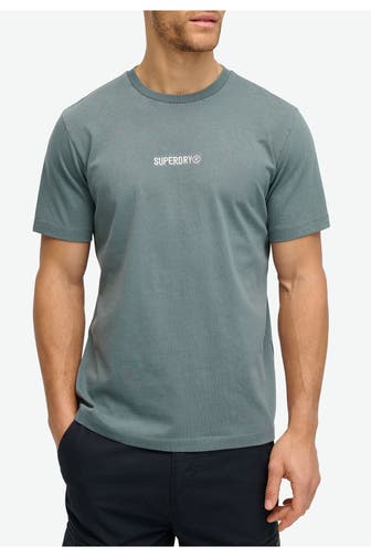 SUPERDRY T-Shirt graublau