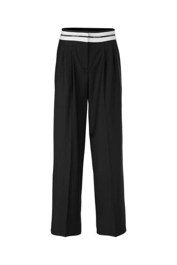 MARC CAIN Wollmixhose schwarz