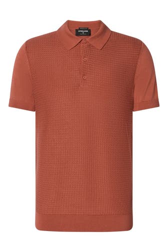 STRELLSON Strick-Polo 'Adrian' koralle