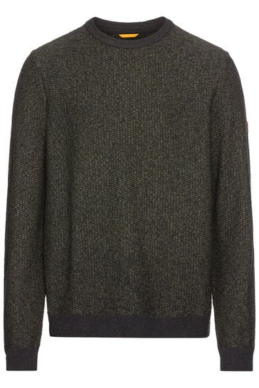 CAMEL ACTIVE Strickpullover dunkelgrün