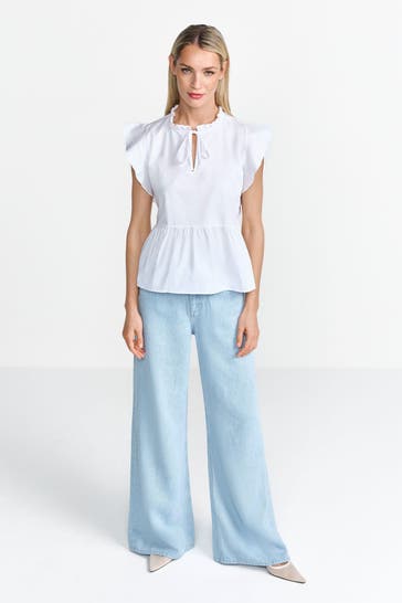 RICH & ROYAL Blusentop weiß