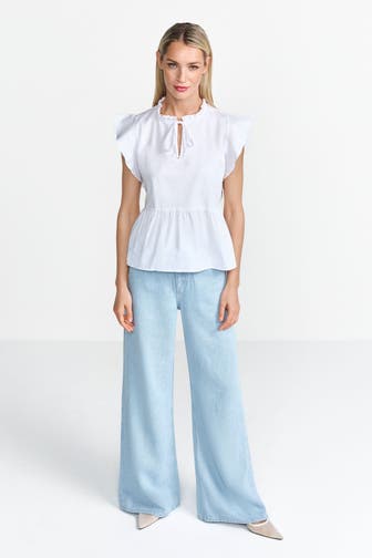 RICH & ROYAL Blusentop weiß