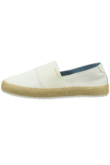 GANT Espadrilles 'Raffiaville' weiß