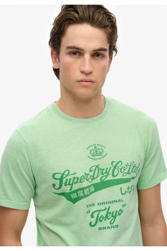 SUPERDRY T-Shirt hellgrün