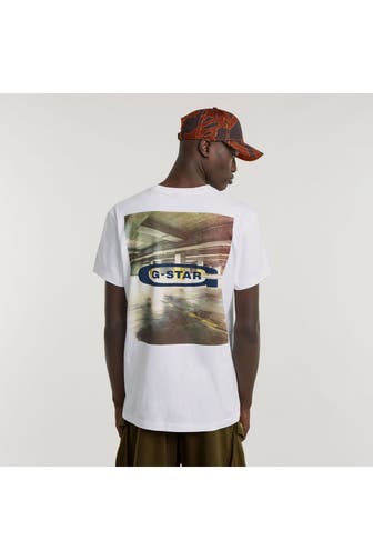 G-STAR T-Shirt weiß