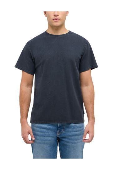 MUSTANG T-Shirt 'Akron' blaugrau