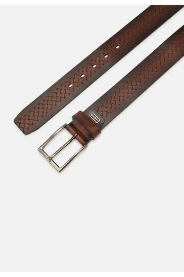 LLOYD BELTS Leder-Gürtel braun