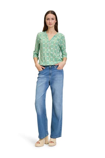 CARTOON Blusenshirt gemustert