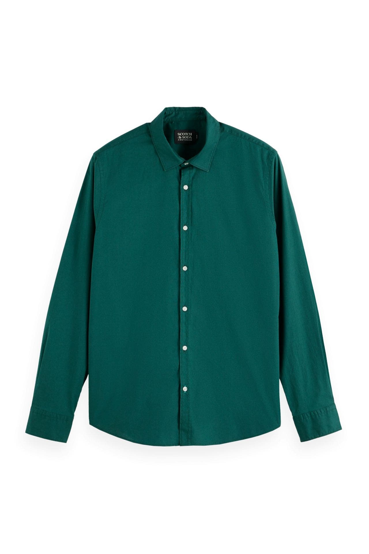 SCOTCH & SODA Casual-Hemd smaragdgrün Slim Fit, Bild 1