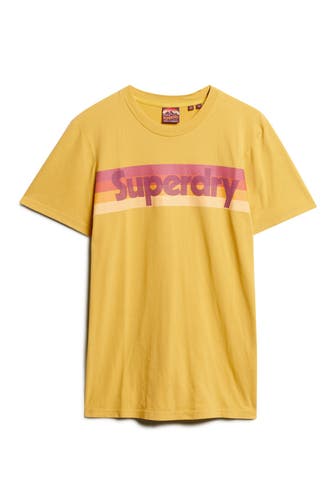 SUPERDRY T-Shirt senfgelb