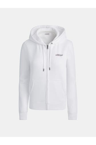 GUESS Sweatjacke weiß