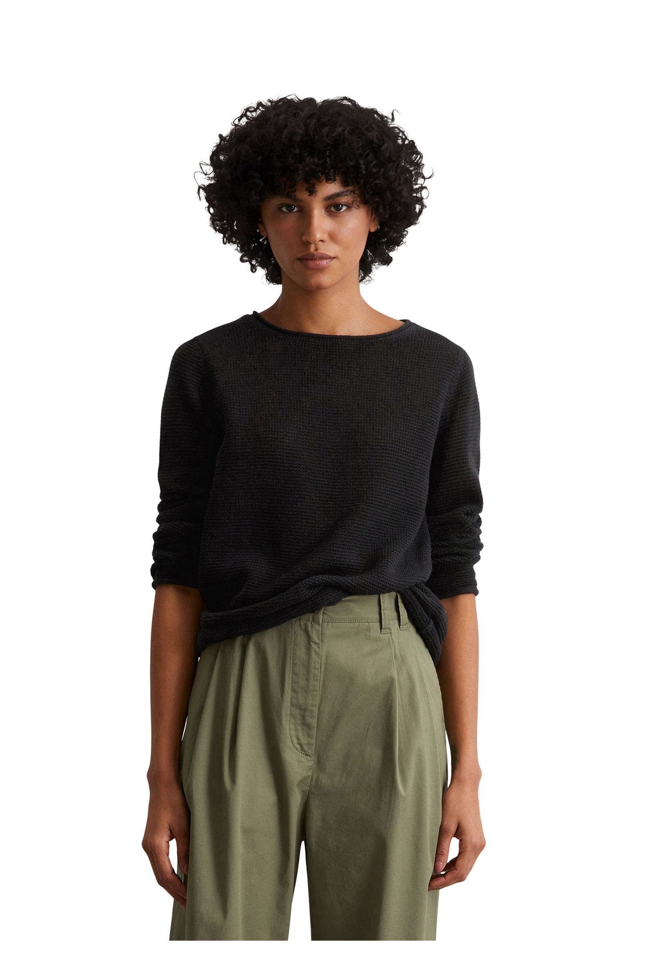 MARC O'POLO Strickpullover schwarz, Bild 1