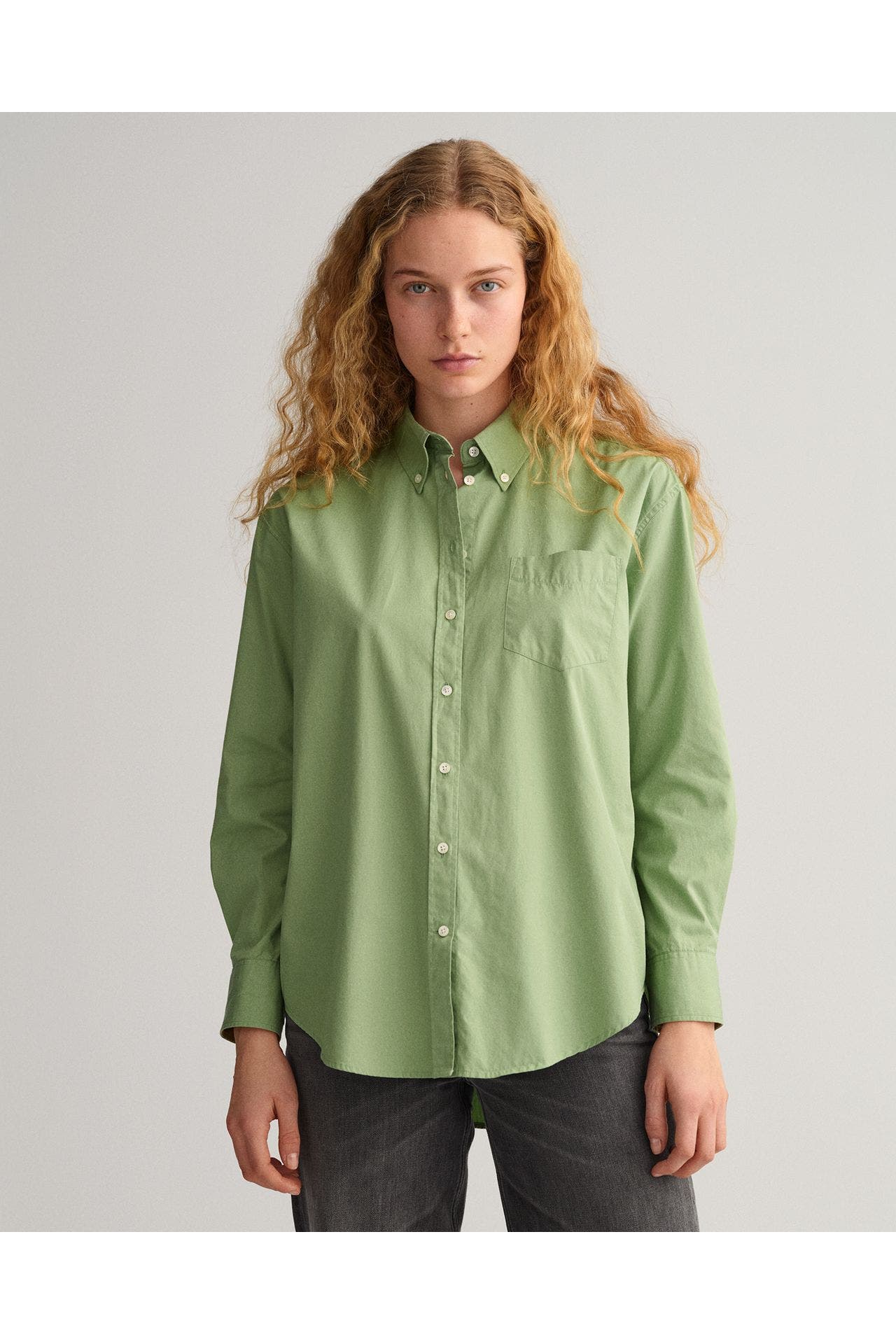 GANT Business-Bluse hellgrün, Bild 1