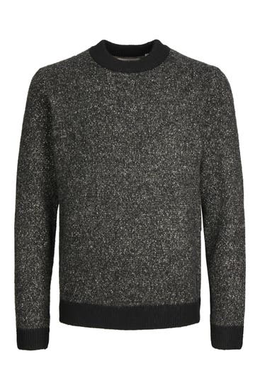 JACK & JONES - Strickpullover dunkelgrau