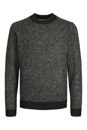 JACK & JONES Strickpullover dunkelgrau