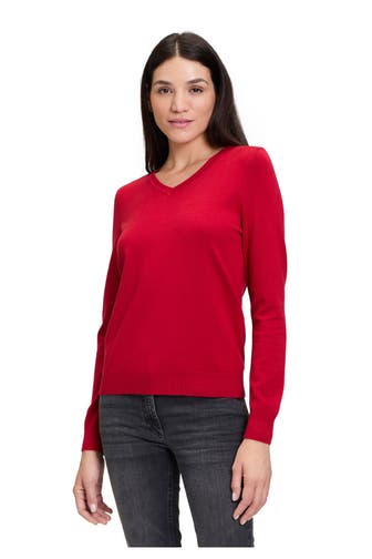 BETTY BARCLAY Strickpullover rot