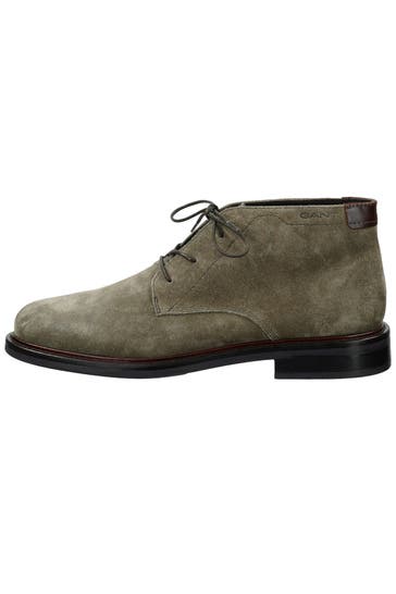 GANT Lederschnürer 'Fairkon' graubraun