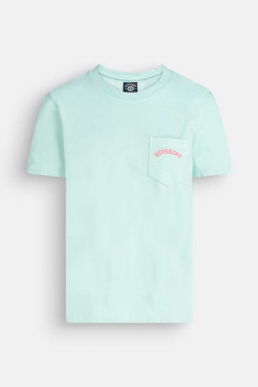 SUPERDRY - T-Shirt pastellgrün