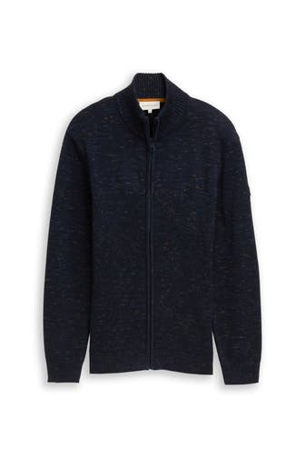 TOM TAILOR Strickjacke dunkelblau