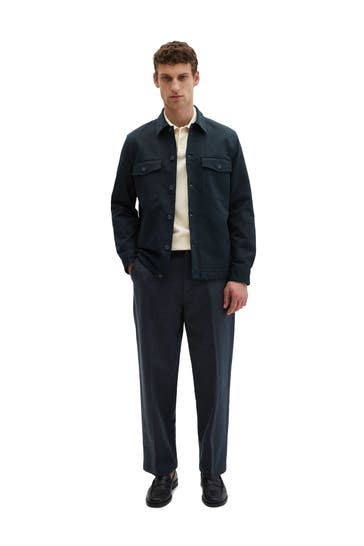 MARC O'POLO Overshirt dunkelblau