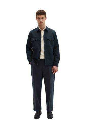 MARC O'POLO Overshirt dunkelblau