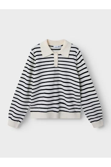 NAME IT - Strickpullover gestreift