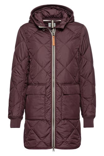 CAMEL ACTIVE Light-Steppmantel aubergine