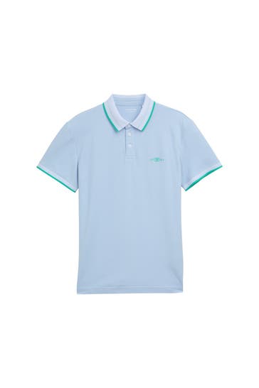 TOM TAILOR Polo-Shirt hellblau