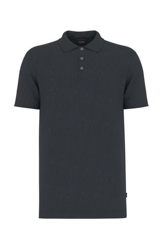 JOOP! Strick-Polo 'Jorge' nachtblau