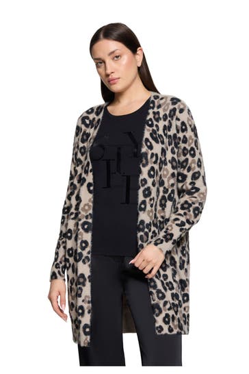BETTY BARCLAY Strickjacke animal