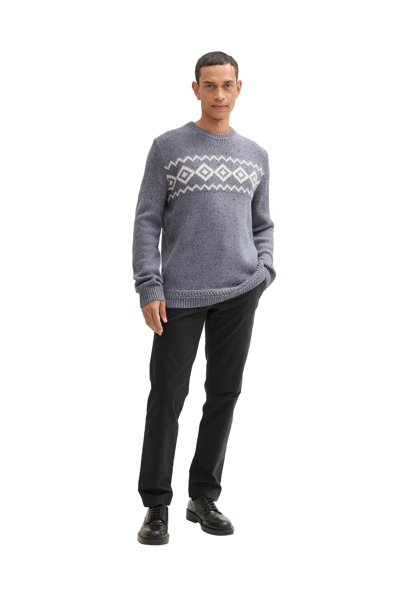 TOM TAILOR Wollmix-Strickpullover gemustert , Bild 1