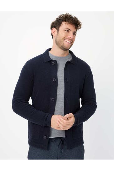 BRAX Strickjacke 'Jayden' nachtblau