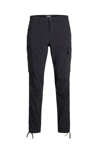 JACK & JONES Cargohose schwarz