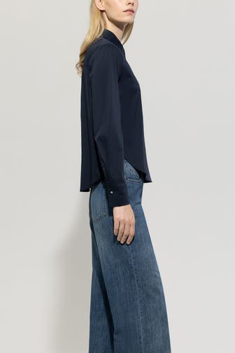 LUISA CERANO Blusenshirt navy