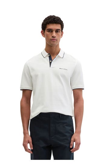 MARC O'POLO Polo-Shirt weiß