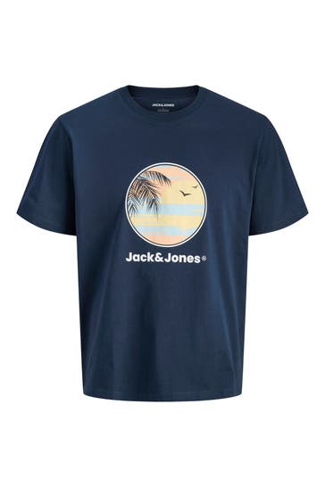 JACK & JONES T-Shirt navy