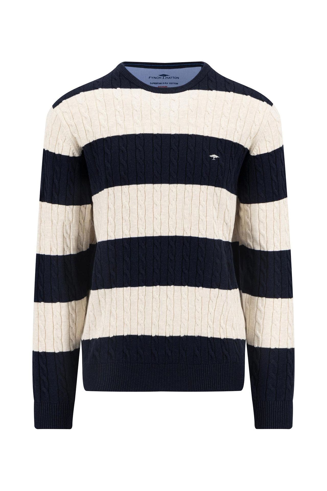 FYNCH-HATTON Strickpullover gestreift, Bild 1