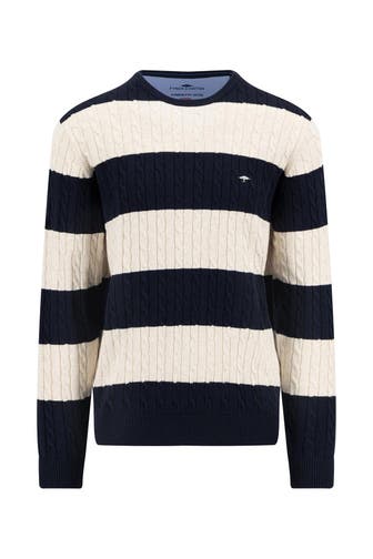 FYNCH-HATTON Strickpullover gestreift