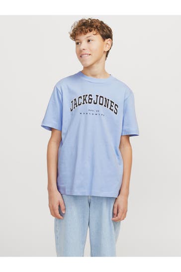 JACK & JONES T-Shirt hellblau