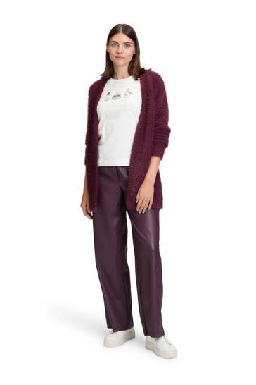 BETTY & CO Strickjacke bordeaux