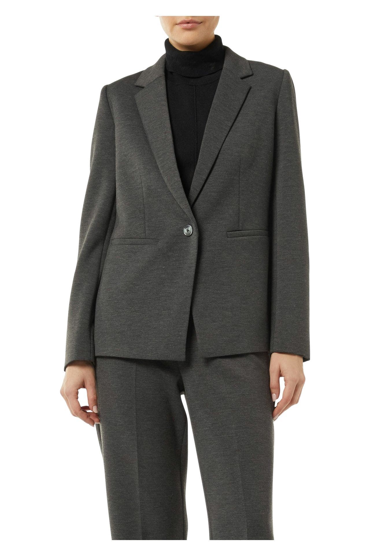 COMMA, Jersey-Blazer anthrazit, Bild 1