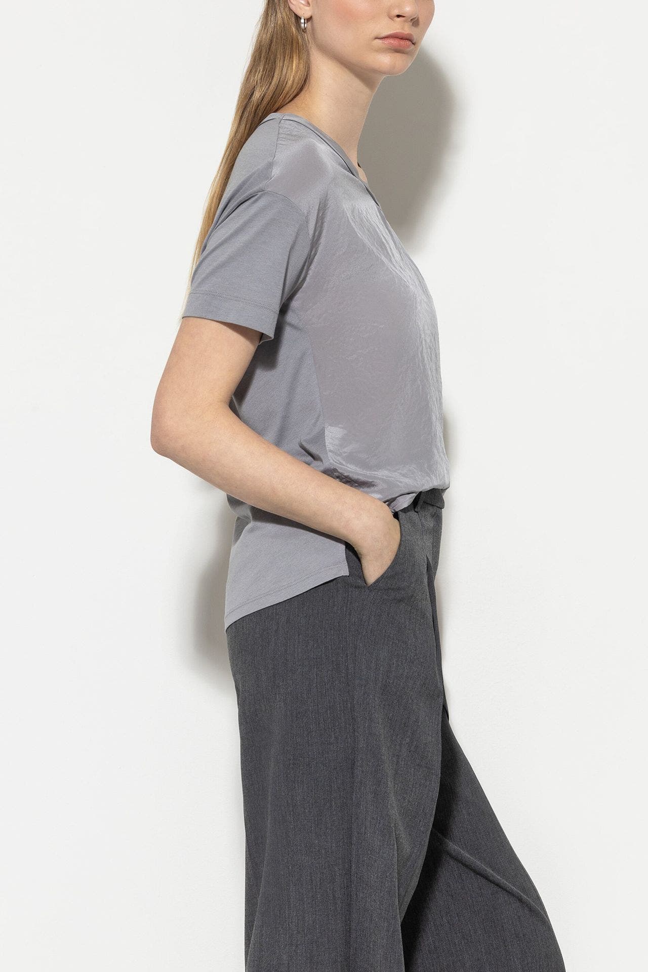 LUISA CERANO Blusenshirt grau, Bild 1