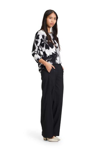 BETTY BARCLAY Sweatshirt gemustert