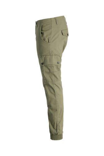 JACK & JONES Cargohose 'Paul' oliv